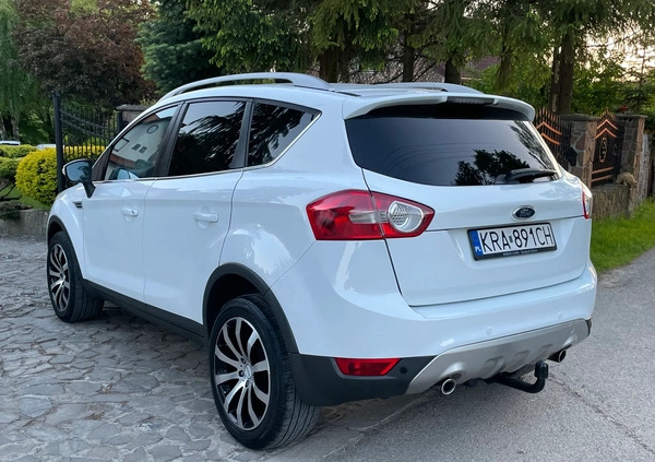 Ford Kuga cena 33900 przebieg: 180000, rok produkcji 2009 z Trzebnica małe 596